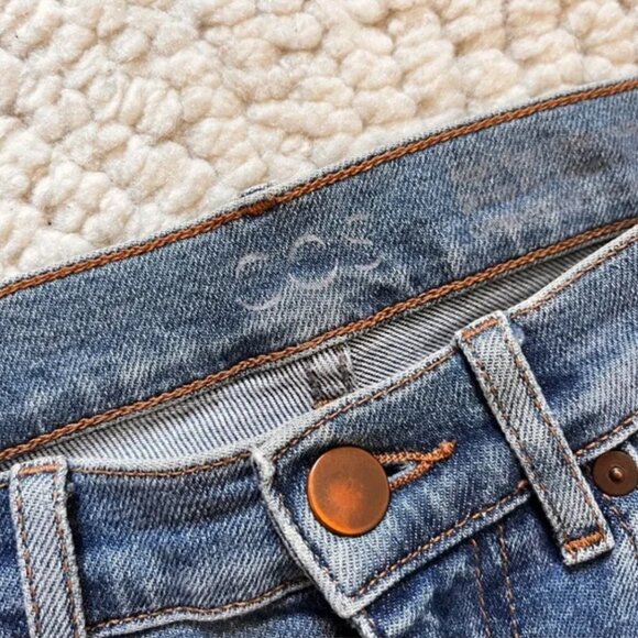 COS Blue Skinny Jeans - Size 28, Mid Rise, Super Stretchy- hugs to body - Picture 2 of 5